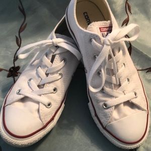 White Converse All Star Shoes